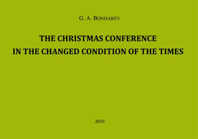 Christmas Conference in the Changed Conditions of the Times, The